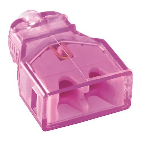 BIZLINE 100 Borne De Connexion MINI 2 Entrées - Couleur Rose 3 BIZLINE 100 Borne De Connexion MINI 2 Entrées - Couleur Rose