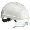 Bizline-731686 BIZLINE 731686 - Casque Electricien Confort Vista Blanc Avec Surlunettes