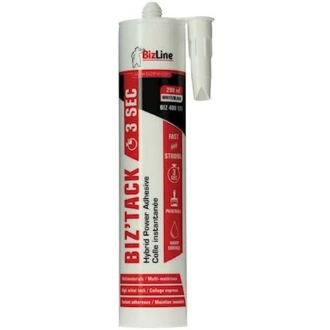 Bizline-400177 BIZLINE 400177 - MASTIC COLLE A PRISE INSTANTANEE 290 ML BIZ'TACK 3 Bizline-400177 BIZLINE 400177 - MASTIC COLLE A PRISE INSTANTANEE 290 ML BIZ'TACK