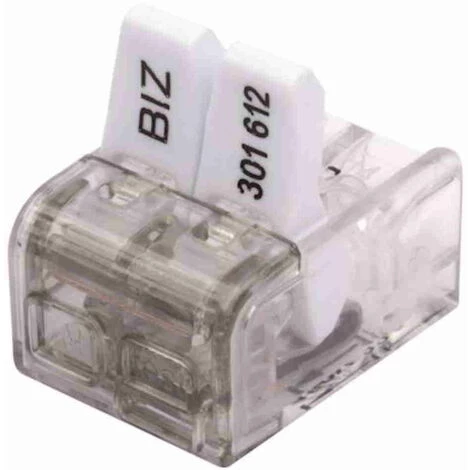 Bizline-BIZ301612 BIZLINE 301612 - Borne De Connexion à Leviers 2 Entrées Biz'Wing 4 0.2-4 Mm² (x 100) 3 Bizline-BIZ301612 BIZLINE 301612 - Borne De Connexion à Leviers 2 Entrées Biz'Wing 4 0.2-4 Mm² (x 100)