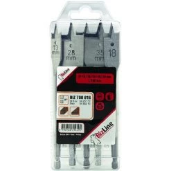 Coffret De 5 Mèches à Bois - Plates - Bizline 790816