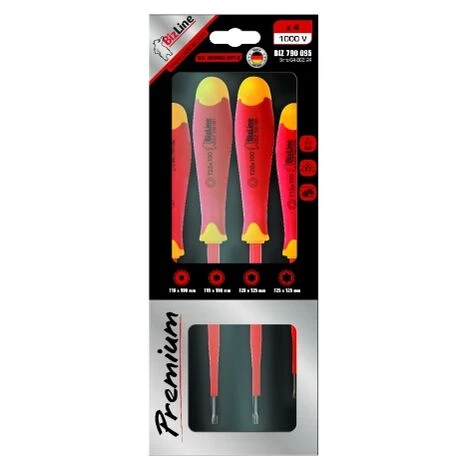 Kit De 4 Tournevis 1000 V I-slim Premium - Torx - Bizline 3 Kit De 4 Tournevis 1000 V I-slim Premium - Torx - Bizline