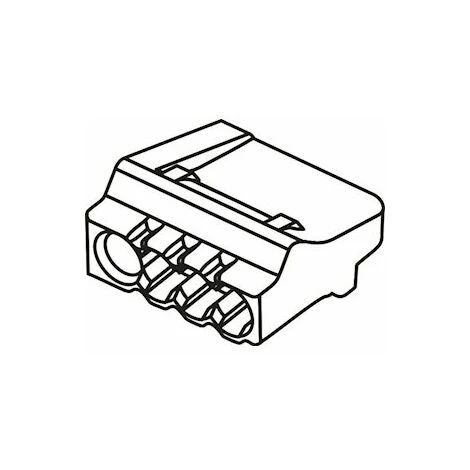 Borne De Connexion - Automatique - 4 Entrées - Transparente - Jaune - Bizline 103404 3 Borne De Connexion - Automatique - 4 Entrées - Transparente - Jaune - Bizline 103404