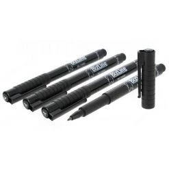 BIZLINE Stylo Marqueur Noir Indélébile X4