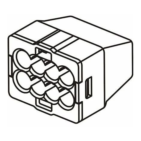 Borne De Connexion - Automatique - 8 Entrées - 0.5 à 2.5 Mm2 - Noire - Boite De 250 - Bizline 103428 3 Borne De Connexion - Automatique - 8 Entrées - 0.5 à 2.5 Mm2 - Noire - Boite De 250 - Bizline 103428