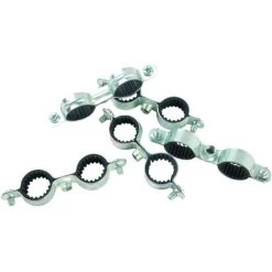 Collier Isophonique - Double - 7 X 150 - Pour Tube 18 Mm - Boite De 50 - Bizline 400042