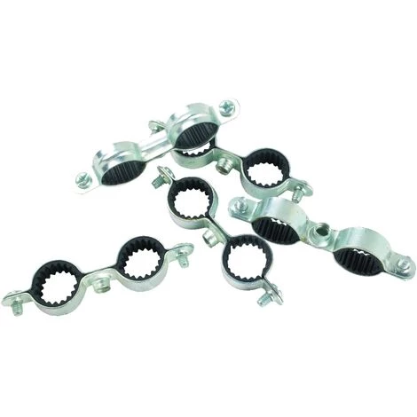 Collier Isophonique - Double - 7 X 150 - Pour Tube 18 Mm - Boite De 50 - Bizline 400042 3 Collier Isophonique - Double - 7 X 150 - Pour Tube 18 Mm - Boite De 50 - Bizline 400042