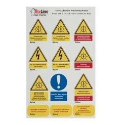 Kit De Signalisation - Pour Installation Photovoltaique - Bizline 730725