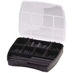 Bizline-219001 COFFRET DE 210 MANCHONS RETRACTABLES 3/1 NOIRS