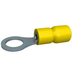 Bizline-230018 Cosse Pré-isolée Ronde Jaune 4-6 Mm² M3 (x 100)