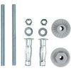 Bizline-400111 Kit De Fixation De Lavabo Sur Colonne Cloison Creuse D= 8 Mm 50 Mm -BIZLINE Soldes 5985719 1