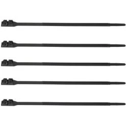 Bizline-669260 Collier D'installation PA 6.6 Tête Double 260 X 9 Mm Noir (x100)