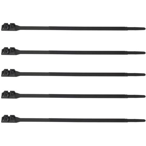 Bizline-669260 Collier D'installation PA 6.6 Tête Double 260 X 9 Mm Noir (x100) 3 Bizline-669260 Collier D'installation PA 6.6 Tête Double 260 X 9 Mm Noir (x100)