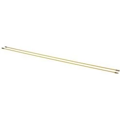 Bizline-700139 Kit De 2 Baguettes Tire-fils 1 M Ø 4 Mm Jaunes