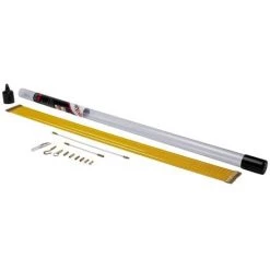 Bizline-700145 Kit De 10 Baguettes Tire-fils 1 M D 4 Mm Jaunes