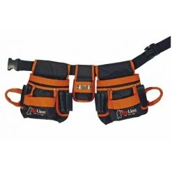 Bizline-700228 Ceinture Porte-outils Tissu 15 Compartiments