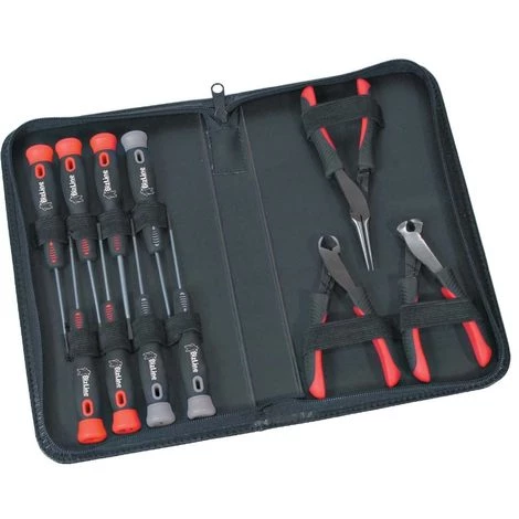 Bizline-700516 Coffret D'outillage électronique De 8 Tournevis Et 3 Pinces 3 Bizline-700516 Coffret D'outillage électronique De 8 Tournevis Et 3 Pinces