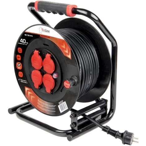Bizline-700915 Enrouleur Professionnel 40 M H07RN-F 3G1.5 3 Bizline-700915 Enrouleur Professionnel 40 M H07RN-F 3G1.5