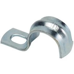 Bizline-710291 Attache Métallique Perforée Renforcée 1 Patte D 20 Mm En Acier Zingué (x 100)