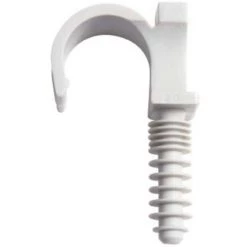 Bizline-710330 BIZCLIP Plastique Double Ø Tube 16 Mm (x 100)