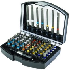 Bizline-781028 Jeu De 55 Embouts De Vissage + 1 Porte-embouts