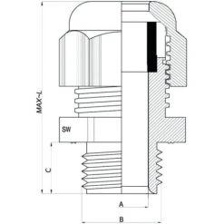 BIZLINE 10 Presse-étoupe Plastique Filetage PG 9 11 BIZLINE 10 Presse-étoupe Plastique Filetage PG 9 -BIZLINE Soldes 61521580 5