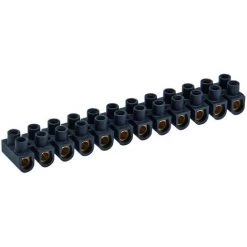 Bizline-320002 Barrette De Connexion 6 Mm² En Polypropylène Noire