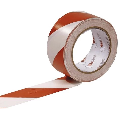 Bizline-351050 Ruban De Signalisation Adhésif Rouge/blanc 50 Mm X 33 M X 0.17 Mm 3 Bizline-351050 Ruban De Signalisation Adhésif Rouge/blanc 50 Mm X 33 M X 0.17 Mm