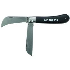 Bizline-700115 Couteau D'électricien 2 Lames