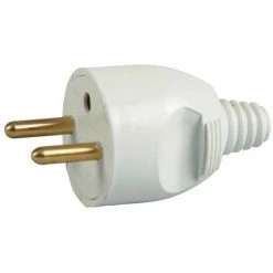 Bizline-700943 Fiche Plastique 16 A 2P + T Sortie Droite