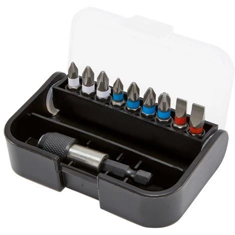 Bizline-781491 Jeu De 10 Embouts De Vissage + 1 Porte-embouts 3 Bizline-781491 Jeu De 10 Embouts De Vissage + 1 Porte-embouts