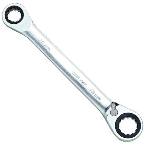 Bizline-790007 Clé Polygonale à Cliquet Réversible 2 Tailles 10/13 Mm 3 Bizline-790007 Clé Polygonale à Cliquet Réversible 2 Tailles 10/13 Mm