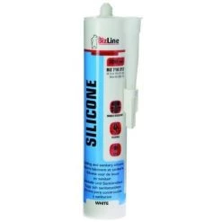 Bizline-710212 Mastic Silicone 300 Ml Blanc