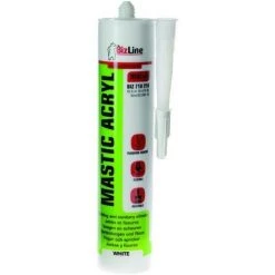 Bizline-710218 Mastic Acrylique 300 Ml Blanc