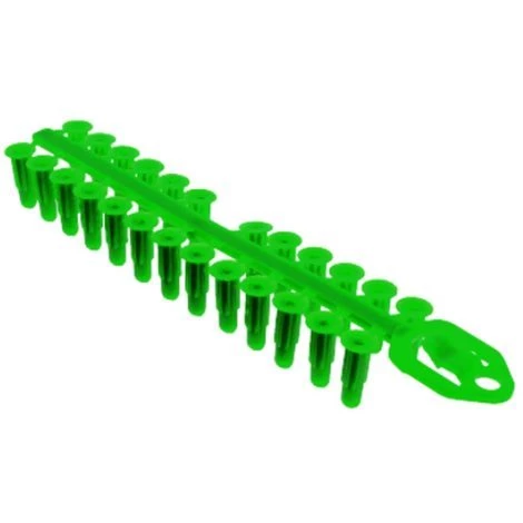 Bizline-720110 Cheville Universelle En Grappe D= Vis 2-5 Mm Verte (x 200) 3 Bizline-720110 Cheville Universelle En Grappe D= Vis 2-5 Mm Verte (x 200)